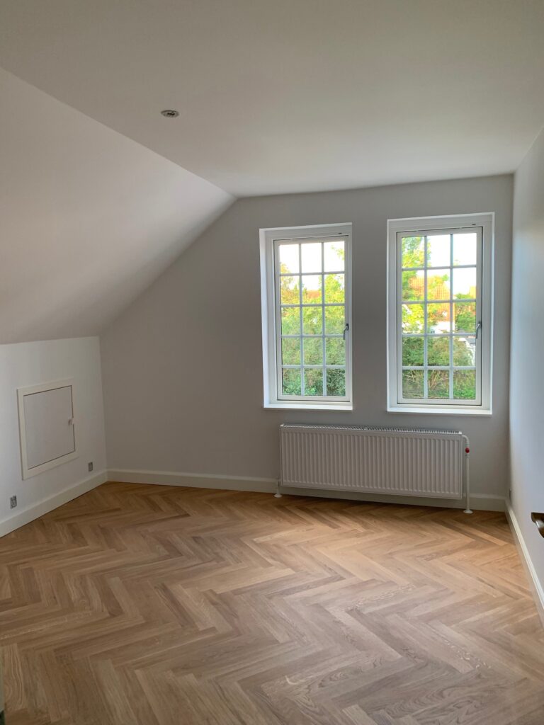Malet skråvæg